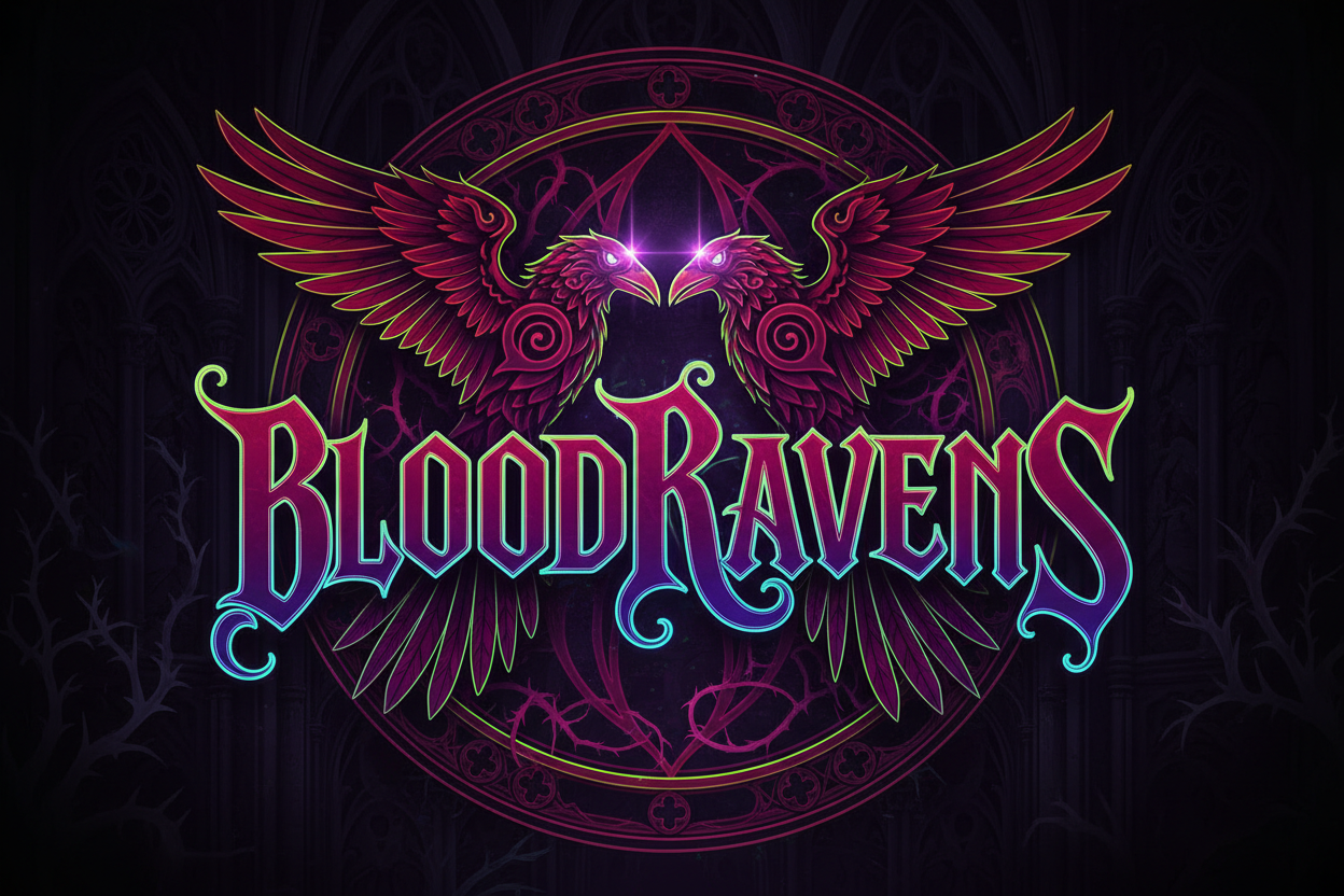 Fix the spelling of BloodRavens remove any crosses from the image